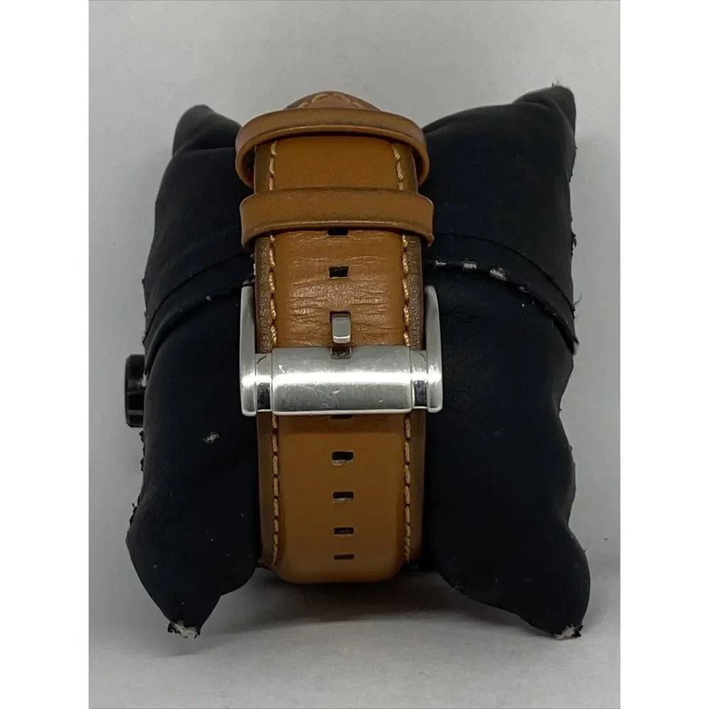 Invicta Bolt 23055 Mens Brown Leather Analog Dial Japan Quartz Wrist Watch RQ374